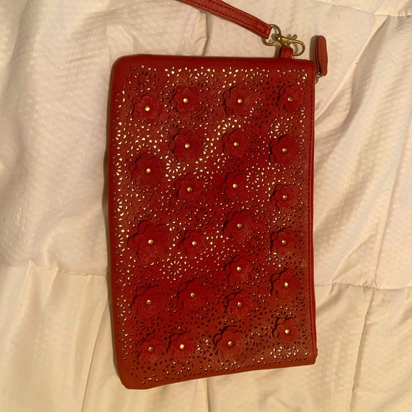Under One Sky Handbags - Red Clutch